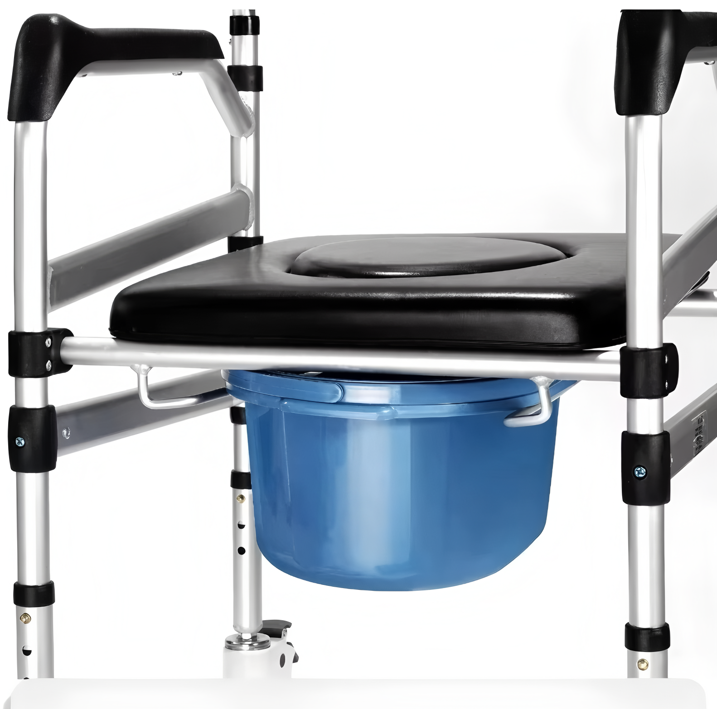 Specific Toilet Seat Mobile Folding Disabled Patient Indoor Wheelchair Shower Bathroom Chair