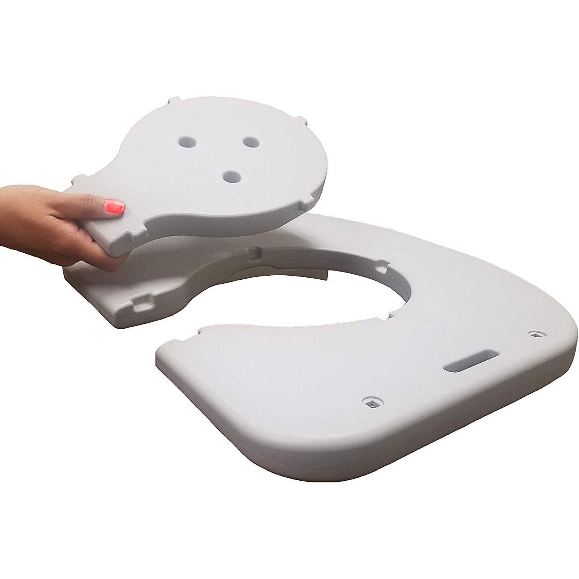 Shower Chair & Tub Transfer Bench Height Adjustable, Heavy-Duty Capacity Up To 400 LBs for Elderly & Disabled