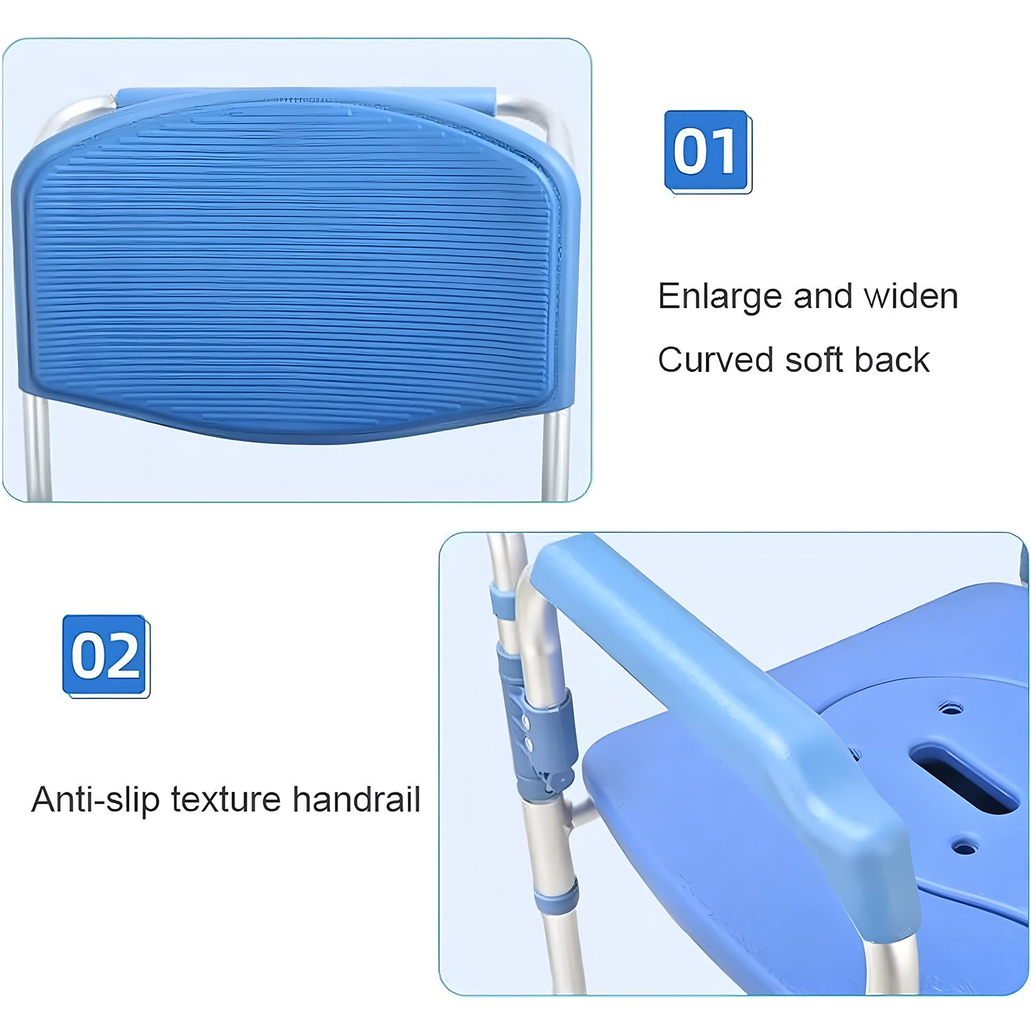 Elderly Chair Senior Chairs Bedside Commode Toilet Chair Senior Chairs Foldable Durable