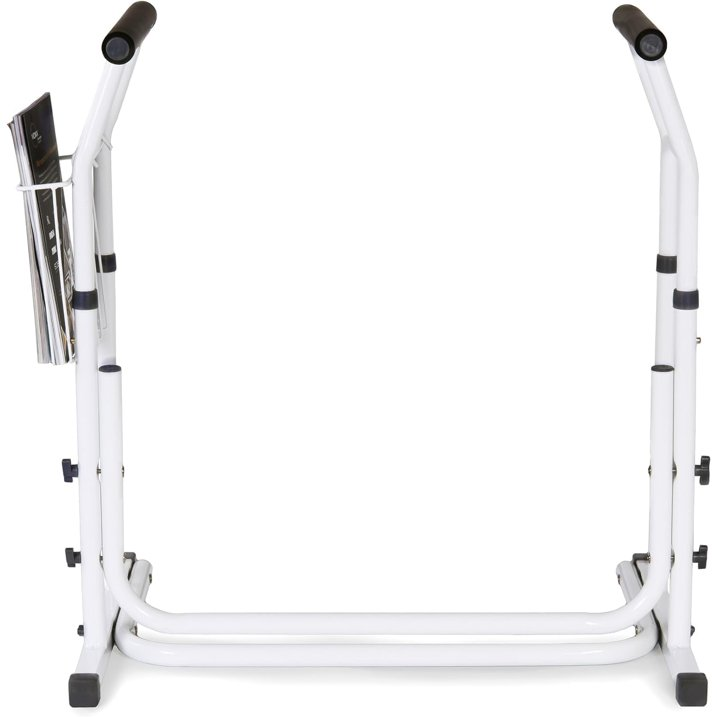 Bathroom Height Adjustable Height Toilet Rail Grab Bar and Commode Safety Frame Handle