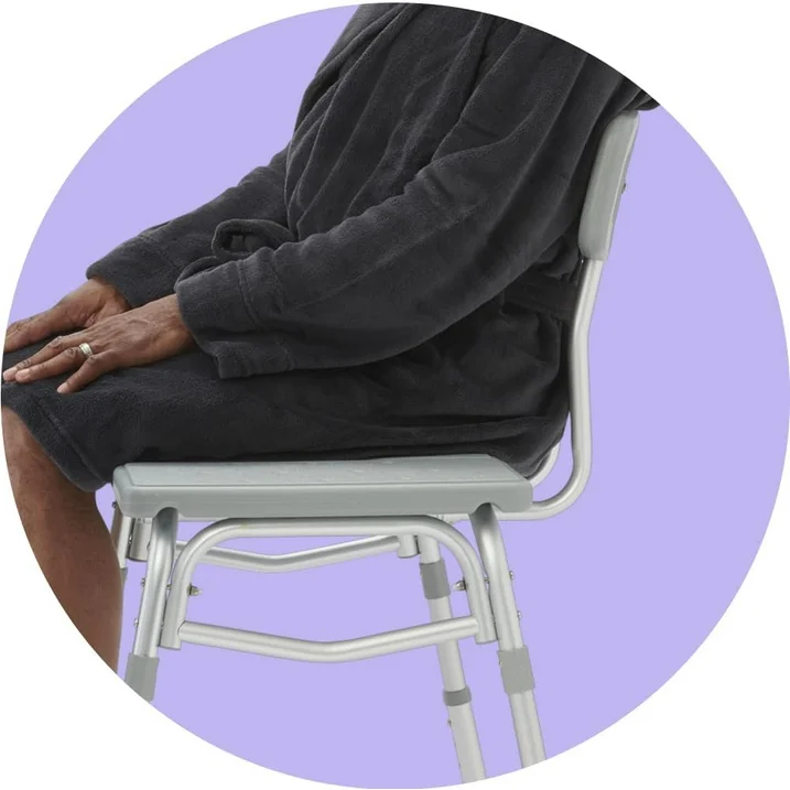 Transfer Bench for Bathtubs and Showers, Adjustable Shower Bench and Bath Seat for Seniors and Adults, Slip-Resistant Feet, Heavy-Duty 400 lb. Weight Capacity, Tool-Free Assembly