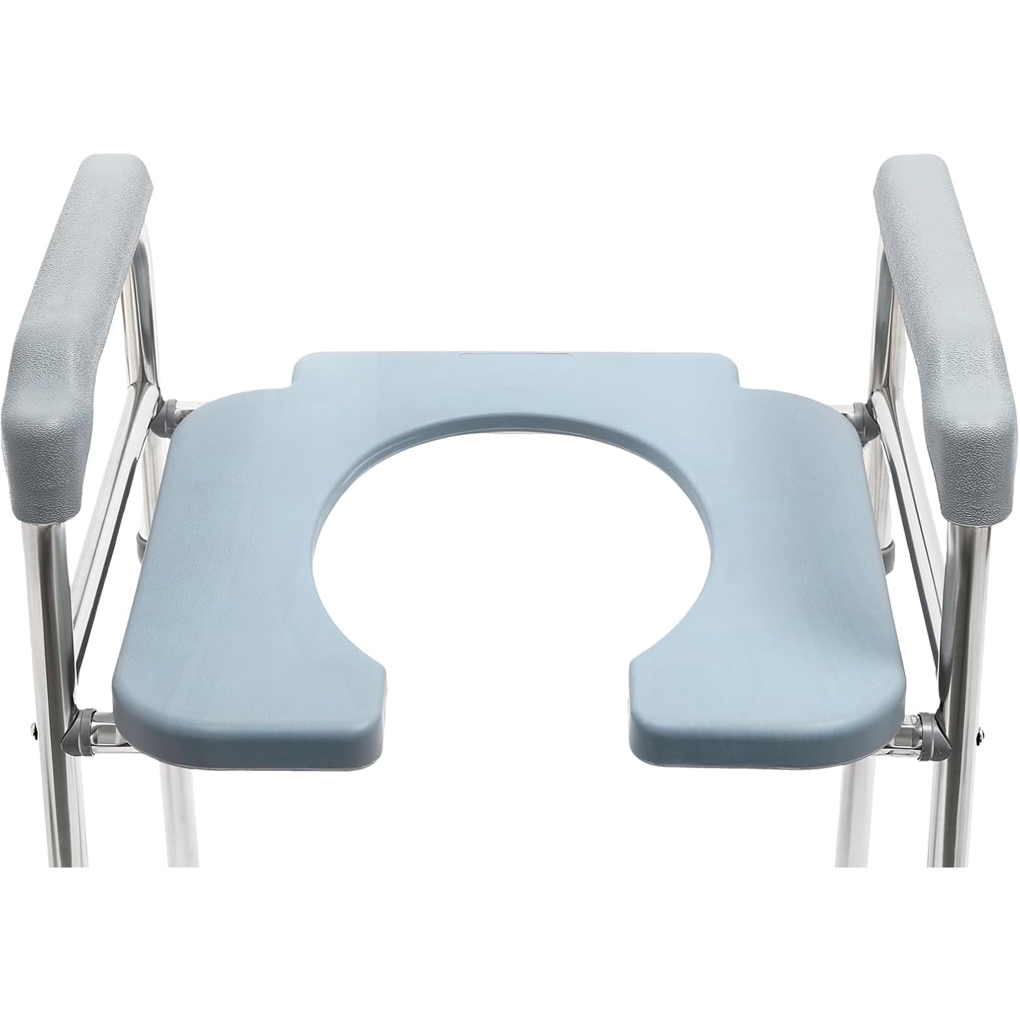 Raised Toilet Seat with Handles Adjustable Height Toilet Seat Riser Support Toilet Chair for Elderly Pregnant Women